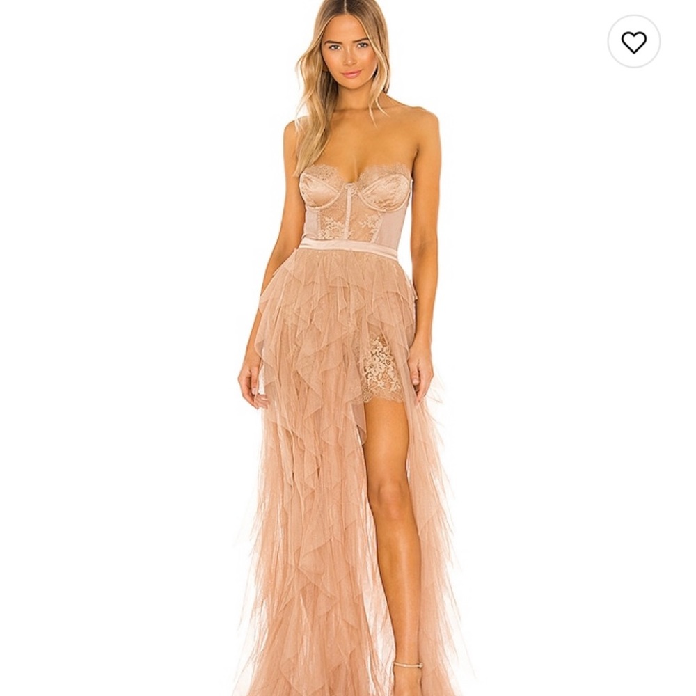 For love and lemons bustier gown